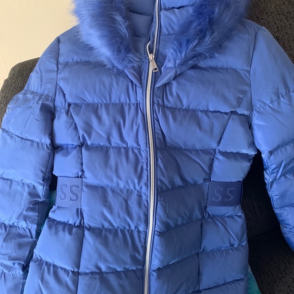 Guess Puffy Jacket Delice Hooded Puffer 